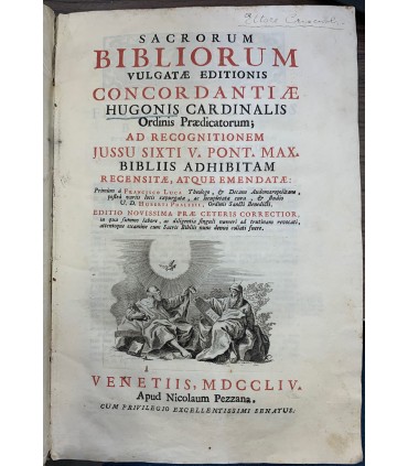 Sacrorum bibliorum vulgatae edirionis concordantiae