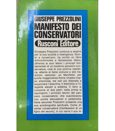 Manifesto dei conservatori.