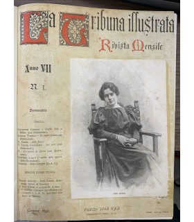 La tribuna illustrata. Rivizta mensile. Annata completa 1896.