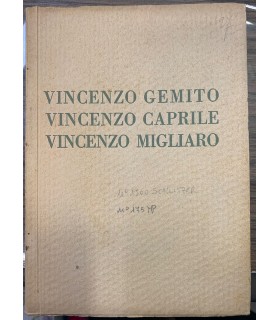 Mostra individuale dello scultore Vincenzo Gemito e dei pittori Vincenzo Caprile Vincenzo Migliaro.