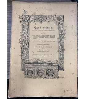 Napoli nobilissima, 1892 Annata completa.