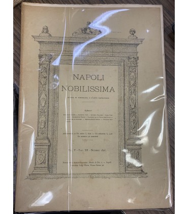 Napoli nobilissima, 1896 Annata completa.