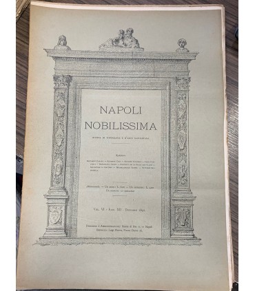 Napoli nobilissima, 1897.