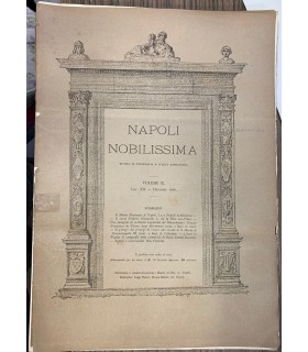 Napoli nobilissima, 1900 Annata completa.