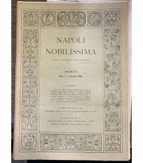Napoli nobilissima, 1906 Annata completa.