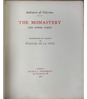 The Monastery and other poems.