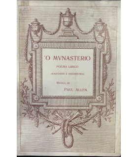 'O Munasterio. Poema lirico.