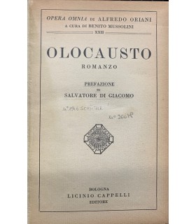 Olocausto. Romanzo.