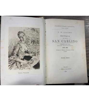 Cronaca del Teatro San Carlino. Autografato