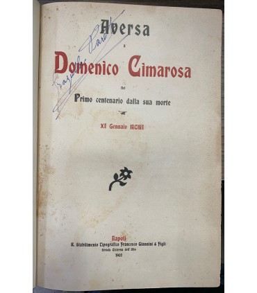 Aversa a Domenico Cimarosa nel primo centenario della sua morte.