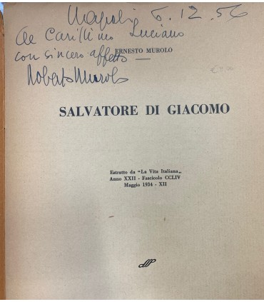 Salvatore Di Giacomo.