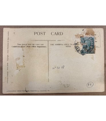 Cartolina con autografo.