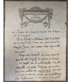 Lettera su carta intestata R. Biblioteca Lucchesiana Napoli - Il Direttore Salvatore Di Giacomo. Autografo