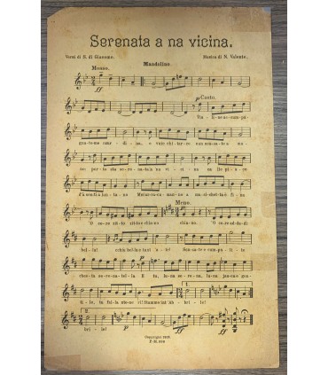 Serenata a na vicina.