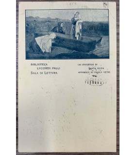 Cartolina con autografo di Salvatore Di Giacomo al Principe di Cassano.