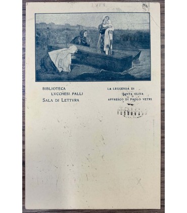 Cartolina con autografo di Salvatore Di Giacomo al Principe di Cassano.