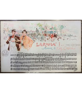 Cartolina postale Musicale - Lariula'!...