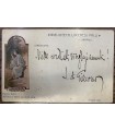 Cartolina Autografo a Giovanni del Dosso di Salvatore Di Giacomo.