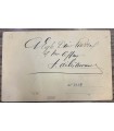 Cartolina Autografo a Egle Denis Piazza di Salvatore Di Giacomo.