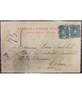 Cartolina Ricordo della Conferenza di Salvatore Di Giacomo. 3 maggio 1901.
