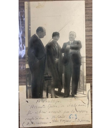 Foto d'epoca su Cartolina Postale Italiana di Salvatore di Giacomo.