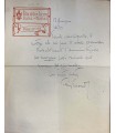 Lettera autografo di Salvatore Di Giacomo. 1922