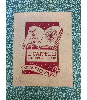 Mostra di ricordi storici del Risorgimento nel Mezzogiorno d'Italia. Catalogo. Exlibris