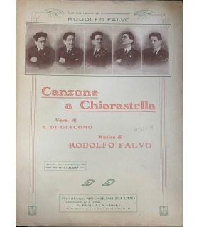 Canzone a Chiarastella. Le canzoni di Rodolfo Falvo.