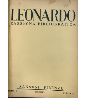Leonardo. Rassegna bibliografica.