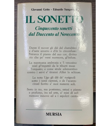 Il sonetto. Cinquecento sonetti dal Duecento al Novecento.