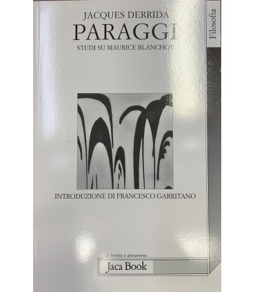 Paraggi. Studi su Maurice Blanchot.