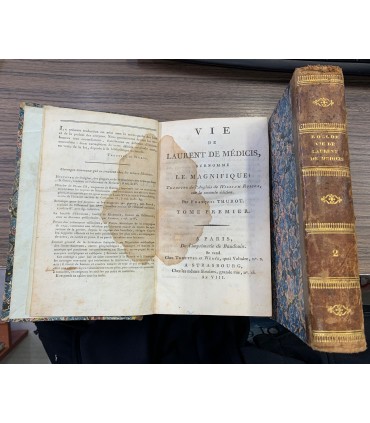 Vie de Laurent de Médicis, surnommè le Magnifique. 2 voll.
