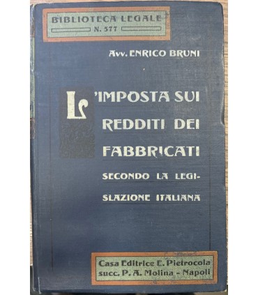 L'imposta sui Redditi dei Fabbricanti. Secondo la Legislazione italiana.