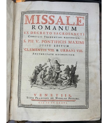 Missale romanum ex decreto sacrosancti.