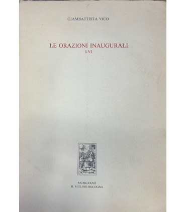 LE orazioni inaugurali. I-VI.