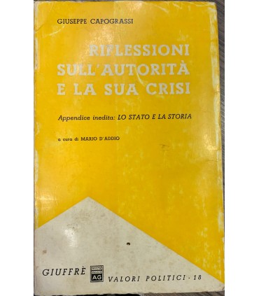 Riflessioni sull'autorità e la sua crisi.