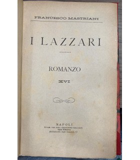 I Lazzari. Romanzo.