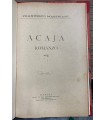 Acaja. Romanzo.
