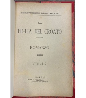 La figlia del croato. Romanzo.