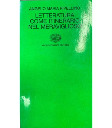 Letteratura come itinerario nel meraviglioso.