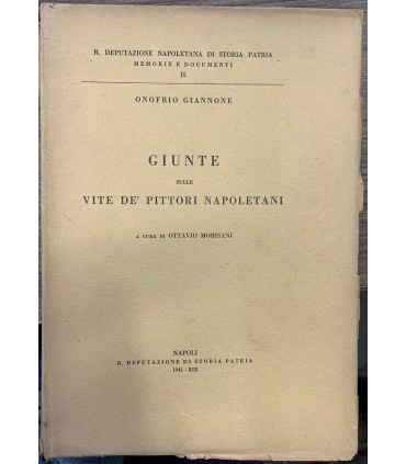 Giunte sulle vite de' Pittori napoletani.
