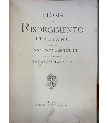 Storia del Risorgimento italiano.