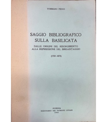 Saggio bibliografico sulla Basilicata.
