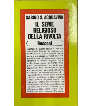 Il seme religioso della rivolta.