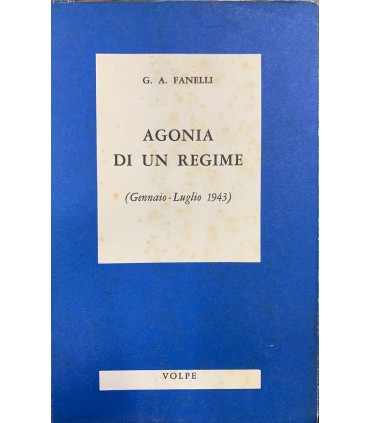 Agonia di un regime.