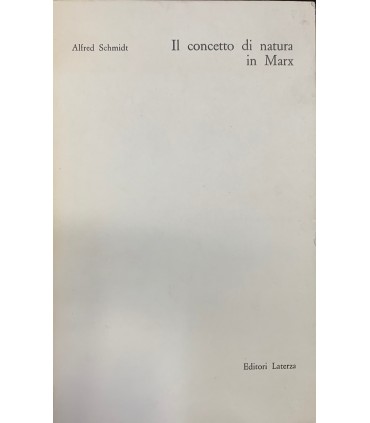Il concetto di natura in Marx,