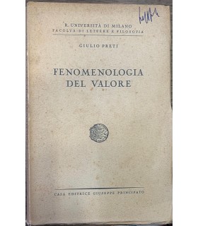 Fenomenologia del valore.