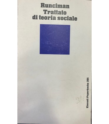 Trattato di teoria sociale.