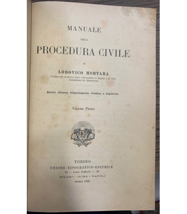 Manuale di procedura civile.