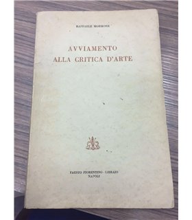 Avviamento alla critica d'arte